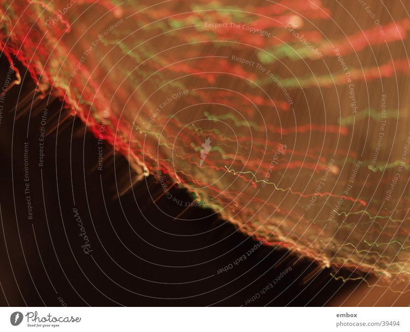 Leuchtspuren Lampe Langzeitbelichtung Unschärfe obskur Detailaufnahme Licht Lichterscheinung Spuren Glasfaser