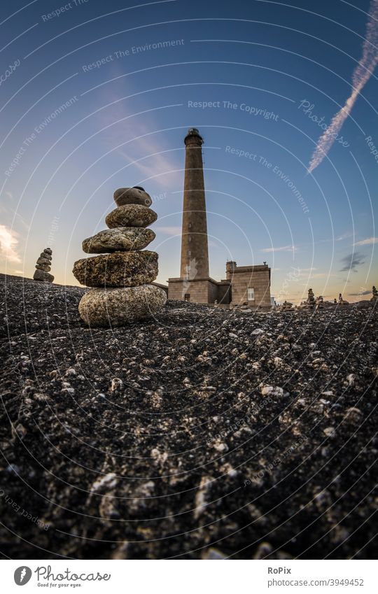 Phare de Gatteville Normandie Kanalküste Steilküste Meer Fels Stein Seegang Strand beach Küste sea Frankreich france Nordsee Ozean Sandstrand Urlaub