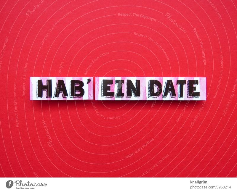 Hab‘ ein Date Treffen Flirten zwei Menschen Zusammensein Romantik Paar Liebe Frau Mann romantisch Verabredung Rendezvous Partnerschaft aufregend nervös