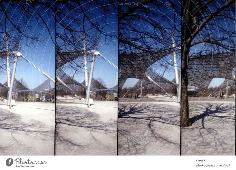 Olympiapark München Platz Lomografie Architektur