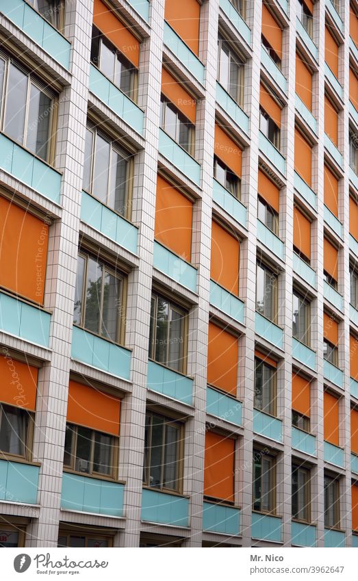 Rollos runter , Rollos rauf Gebäude Haus Glasfassade Reflexion & Spiegelung Fenster Architektur Fassade Bürogebäude Strukturen & Formen Fensterputzen abstrakt