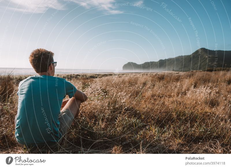 #AS# Tagträumen Strand Felsen Gras Stroh Meer Meeresufer Sonne reisen MEER Küste Sommer Wasser Ufer im Freien Urlaub Küstenlinie malerisch Sand Ansicht