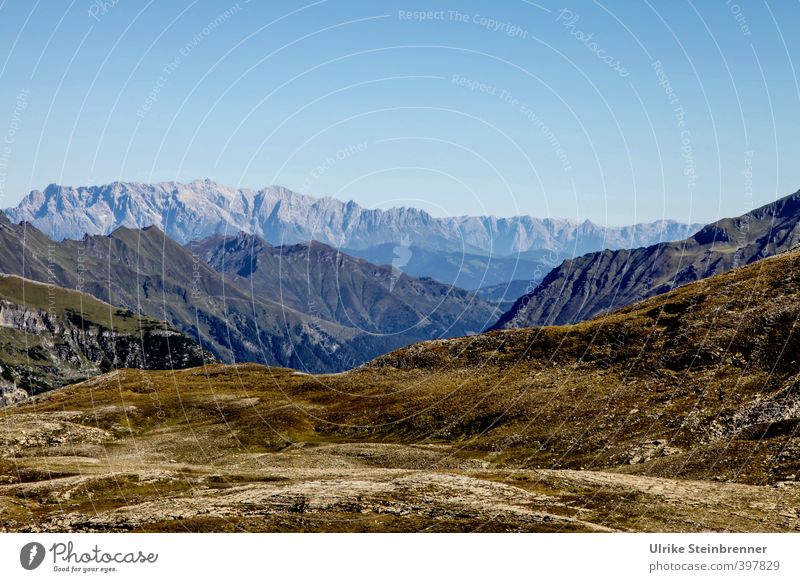 Auf der Großglocknerstraße Ferien & Urlaub & Reisen Tourismus Ausflug Ferne Sommer Berge u. Gebirge wandern Umwelt Natur Landschaft Erde Himmel