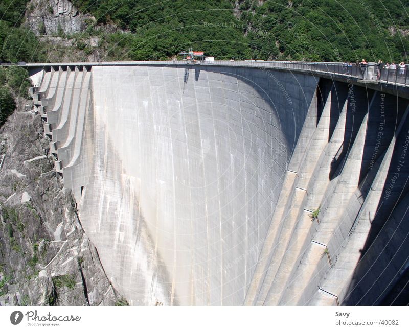 Staumauer Stausee Mauer Schweiz Architektur