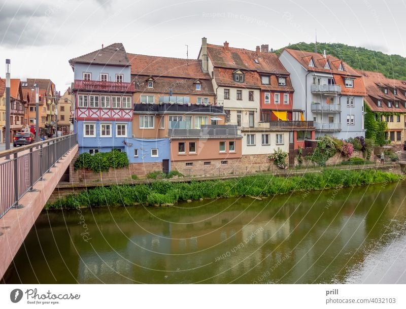 Wertheim am Main wertheim Großstadt Architektur Fachwerk mittelalterlich Haus Fassade Hausfassade historisch Kultur Tradition Altstadt Stadt Fußgängerzone