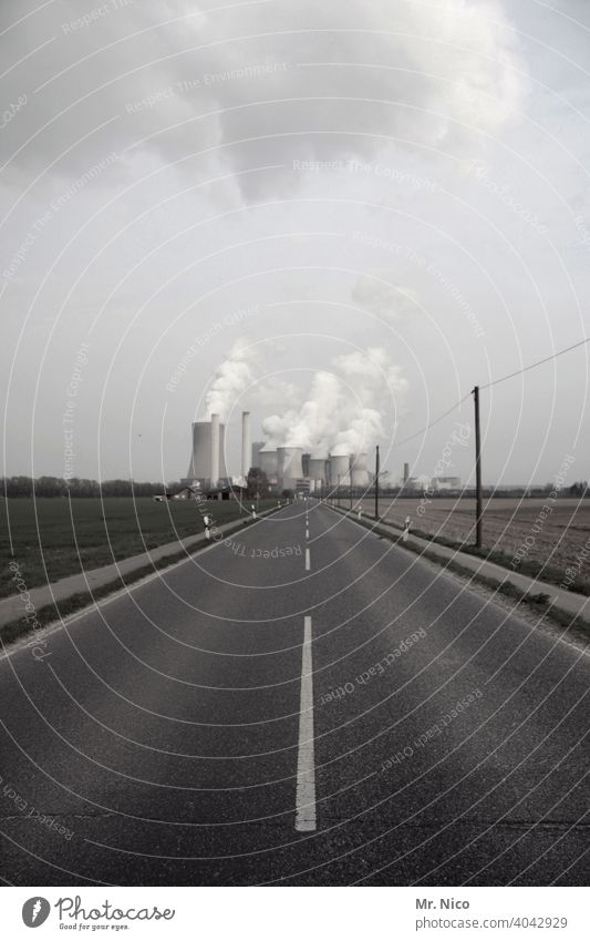 Kraftwerk Energie Umwelt Industrie Energiewirtschaft Klima Umweltschutz Umweltverschmutzung Himmel Kohlekraftwerk Schornstein Luftverschmutzung Klimawandel