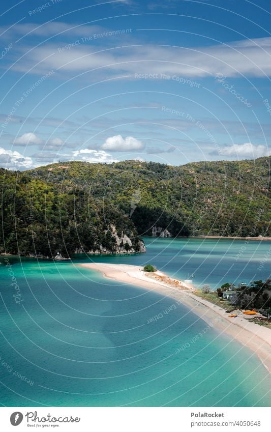 #AS# One Day In Paradise II Paradies Meer Sand Sandstrand Kayaking Abel Tasman National Park Neuseeland blau grün Natur Landschaft Außenaufnahme Sommer Wasser