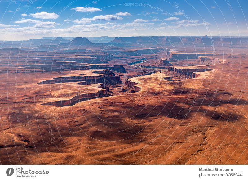 Blick auf den Canyonlands ational Park und den Green River, Utah Nationalpark Canyonlands National Park Insel USA Green river Island in the Sky Landschaft wüst