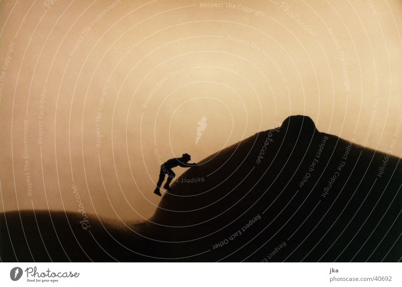 Bergsteiger auf Brust Bergsteigen Erotik feminin Gipfel Klettern Brustwarze Frau Akt Berge u. Gebirge Frauenbrust Silhouette Eis Schnee