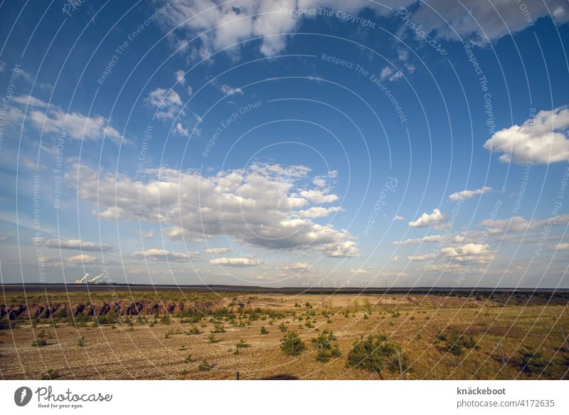 Cottbuser Ostsee tagebau Umwelt Braunkohle Außenaufnahme Braunkohlentagebau Landschaft Menschenleer Industrie Natur Flutung Energiewirtschaft Tag Himmel Wolken