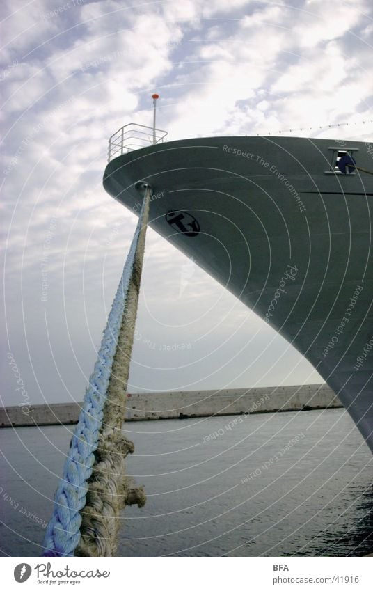 Lange Leine Wasserfahrzeug Anlegestelle Nizza Hafen