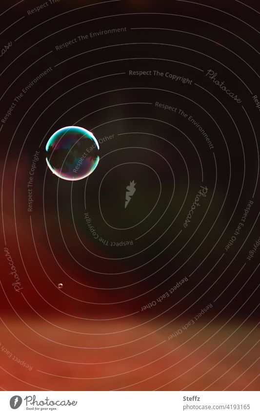 Sphäre Seifenblase sphärisch leicht ungewöhnlich einzigartig schweben unbeschwert schwerelos galaktisch solo zauberhaft magisch besonders fein faszinierend