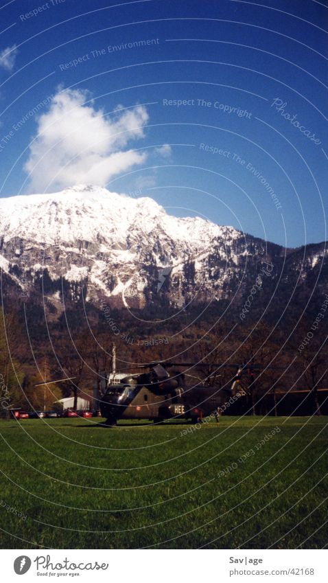 Helikopter Hubschrauber Elektrisches Gerät Technik & Technologie Güterverkehr & Logistik Berge u. Gebirge Bundeswehr