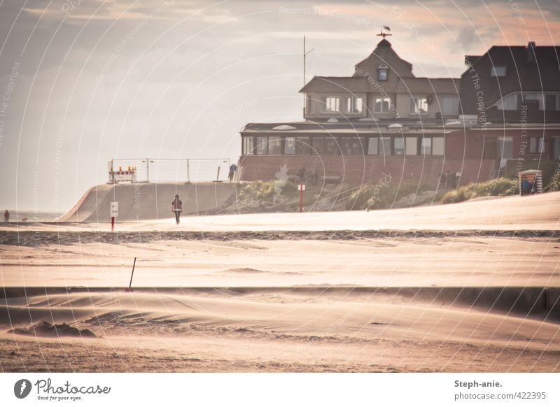 Heimliche Liebe Ferien & Urlaub & Reisen Tourismus Ausflug Abenteuer Ferne Freiheit Sommerurlaub Sand Wolken Sonnenlicht schlechtes Wetter Sturm Küste Nordsee