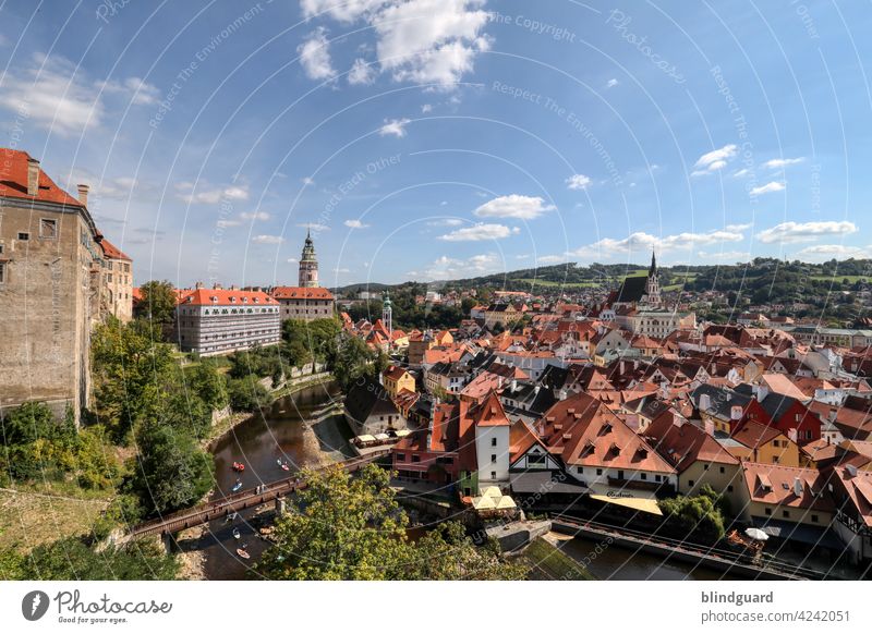 Český Krumlov Kulturdenkmal UNESCO-Weltkulturerbe Denkmalschutz historisch außergewöhnlich Außenaufnahme Farbfoto Sehenswürdigkeit Ferien & Urlaub & Reisen