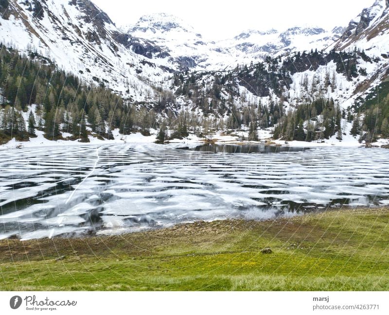 Duisitzkarsee in Österreich. So präsentierte er sich am Ende Mai. See Ausflug Tourismus wandern Natur Ferien & Urlaub & Reisen ruhig Kontrast Weitwinkel