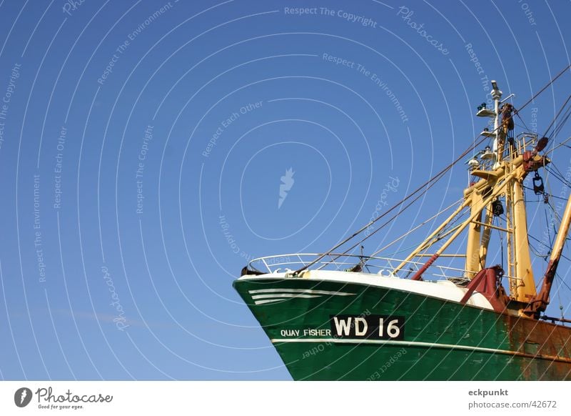 Quay Fisher Wasserfahrzeug Fischereiwirtschaft Schifffahrt Republik Irland Hafen Himmel Bucht