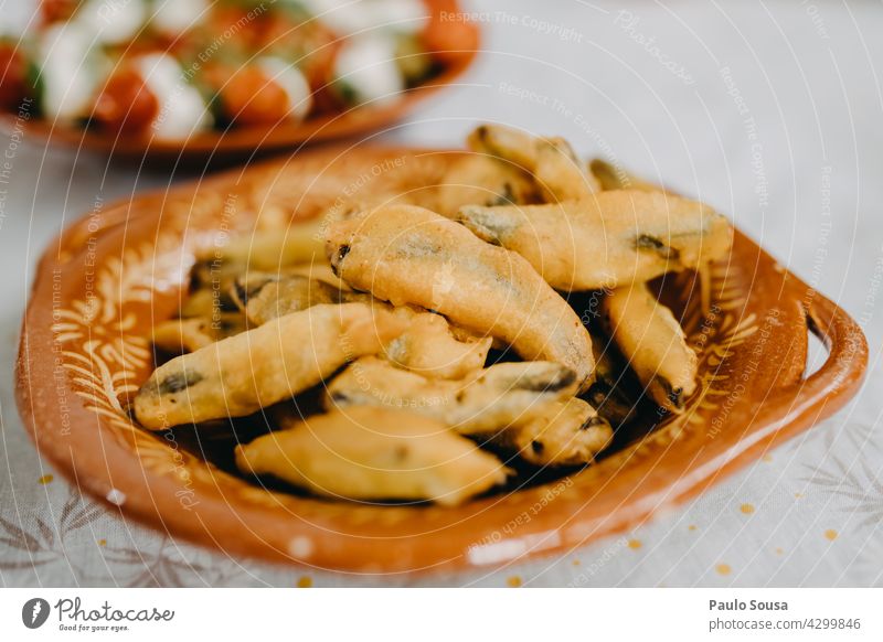 Grüne Bohnen Tempura grüne Bohnen Vegetarische Ernährung Gemüse Veggie Gesunde Ernährung Lebensmittel Vegane Ernährung Farbfoto frisch Essen Bioprodukte