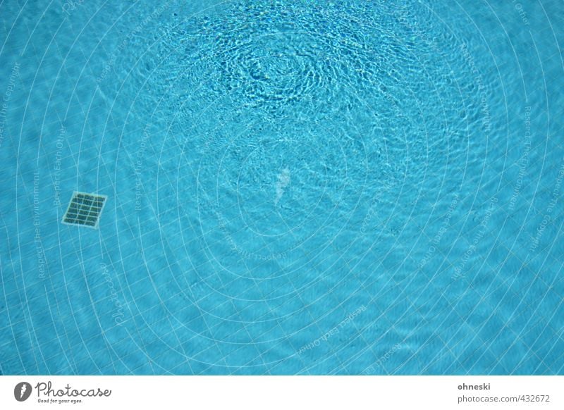 Abkühlung Sport Fitness Sport-Training Schwimmen & Baden Sportstätten Schwimmbad Wasser Flüssigkeit nass blau frisch Gesundheit Sommerurlaub Farbfoto