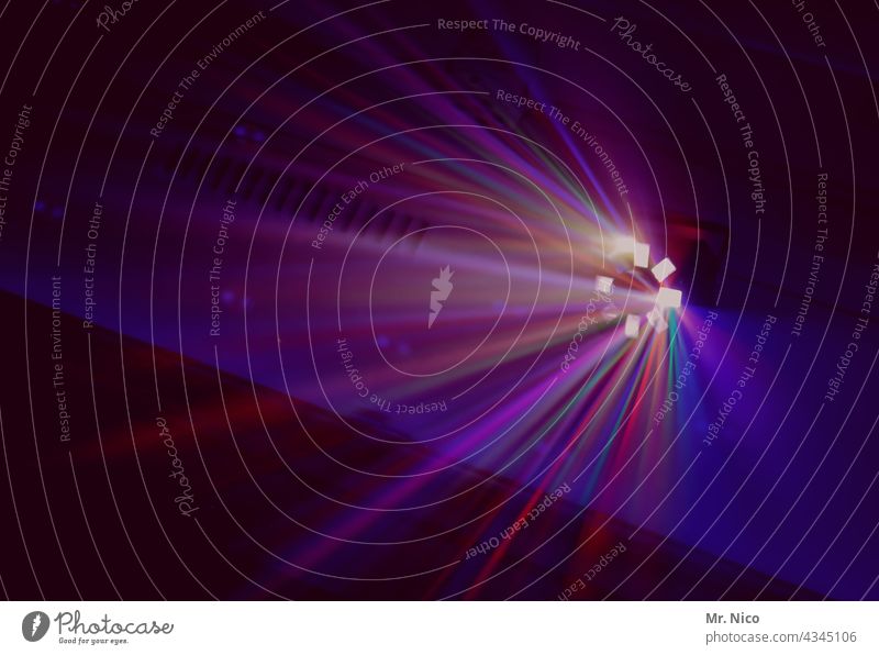 Partynacht Beleuchtung Lasershow Disco Licht farbenfroh Kreativität Farbenspiel Lichterscheinung Lichtspiel Lightshow lights Entertainment Veranstaltung