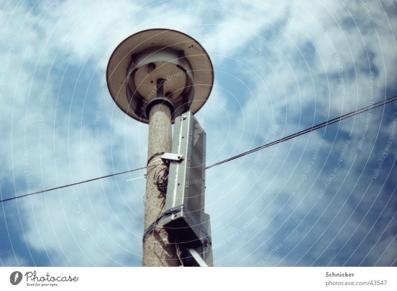 DDR Straßenlampe Lampe Straßenbeleuchtung Lautsprecher Laterne historisch