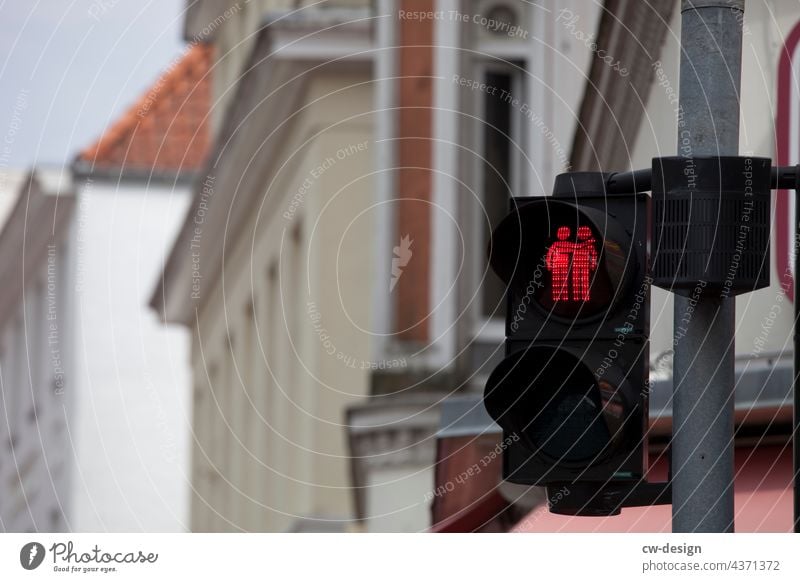 Lichtsignalanlage rot Ampel Verkehr Straßenverkehr Straßenkreuzung