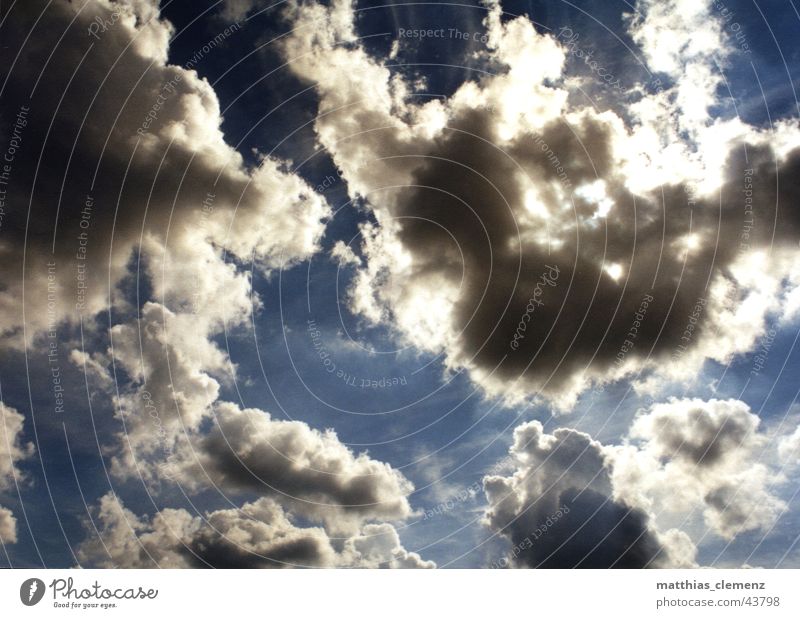 Heaven Wolken ruhig rein Ferne traumhaft Lichtspiel Schweben Himmel Wind Aussehen nah Freiheit frei