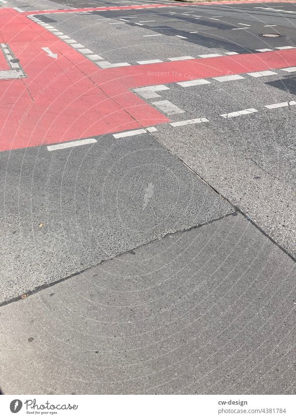 Asphalt Beton Gehweg Fahrradweg Fußweg