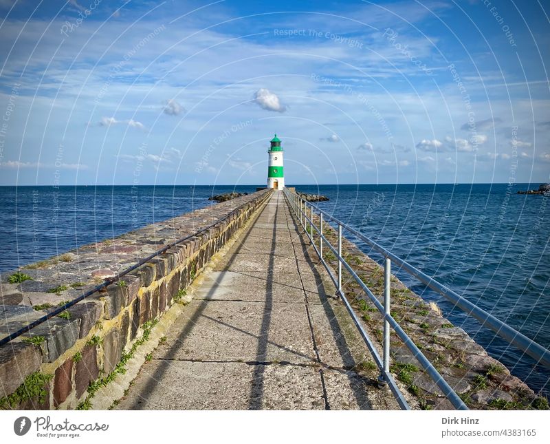 Leuchtturm von der Lotseninsel Schleimünde Leuchtfeuer schleimünde Himmel Landschaft Turm Wasser Wahrzeichen Architektur Schifffahrt MEER Natur Gebäude Küste