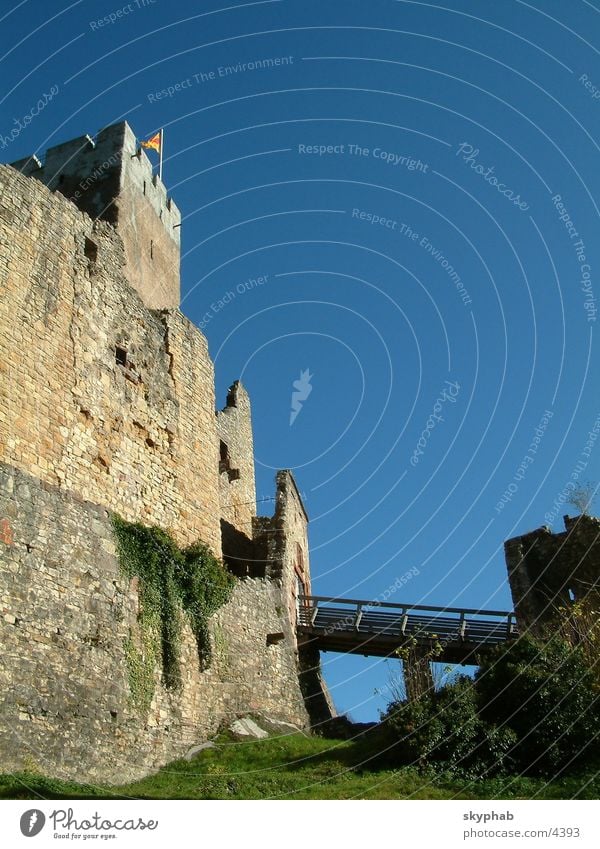 Burg Rötteln 1 Ruine Architektur Brücke Burg oder Schloss