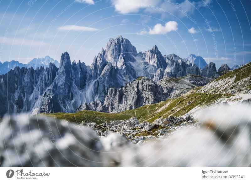 Cadini di Misurina in den Dolomiten, Italien, Europa cadini Trentino Berge u. Gebirge reisen Tourismus schön Felsen Gipfel Natur Landschaft malerisch wandern