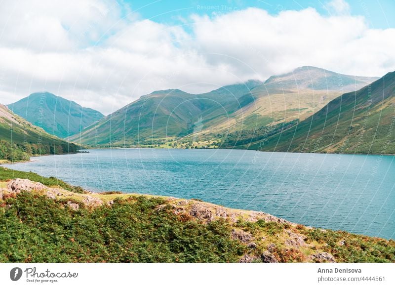 Wastwater See im Lake District National Park Abwässer Seengebiet wastdale Cumbria staycation Landschaft England Großbritannien Berge u. Gebirge malerisch