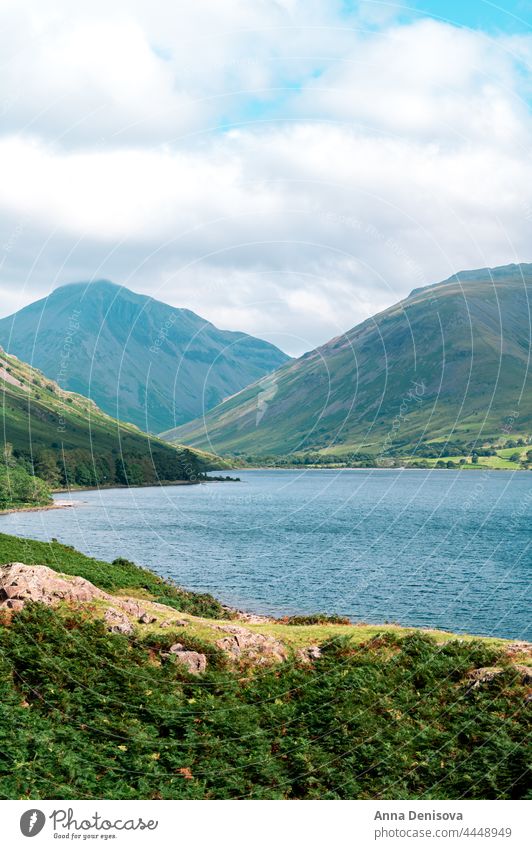 Wastwater See im Lake District National Park Abwässer Seengebiet wastdale Cumbria staycation Landschaft England Großbritannien Berge u. Gebirge malerisch