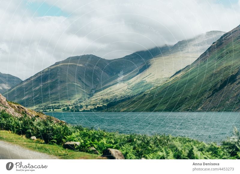 Wastwater See im Lake District National Park Abwässer Seengebiet wastdale Cumbria staycation Landschaft England Großbritannien Berge u. Gebirge malerisch