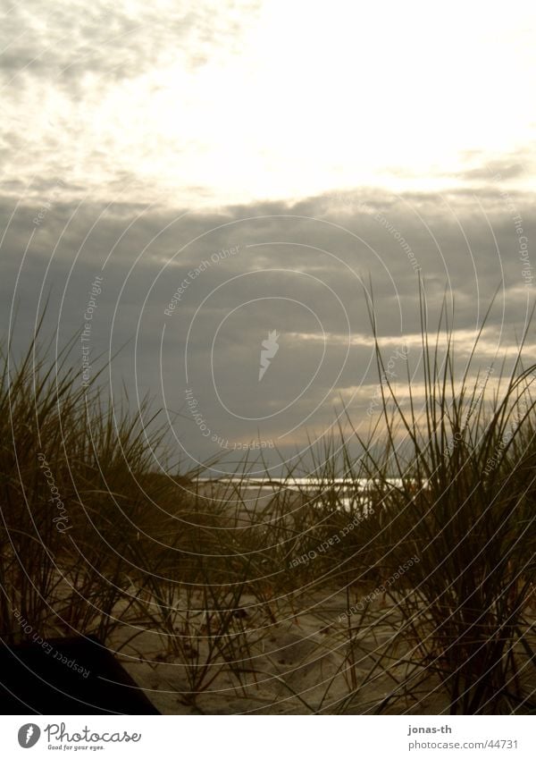 Sonnenuntergang Strand Meer Schleswig-Holstein Romantik Wolken Natur Landschaft Wasser