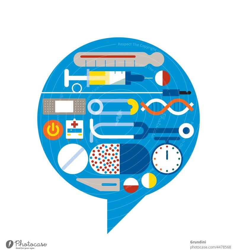 Medizinische Sprechblase medizinisch Gesundheit Krankenhaus Grafik u. Illustration Gesundheitswesen Praxis Pharma Apotheke medizinische Ausrüstung