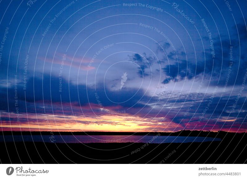 Sonnenaufgang über Thiessow abendrot baltikum bodden dämmerung farbspektrum ferien groß zicker göhren herbstferien herbsturlaub klein zicker küste küsten