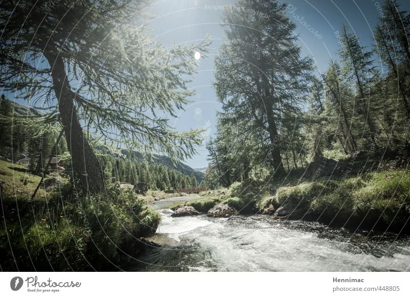 …wo die Welt noch in Ordnung ist. Ferien & Urlaub & Reisen Abenteuer Sommer Sommerurlaub Berge u. Gebirge wandern Natur Landschaft Tier Wasser Himmel