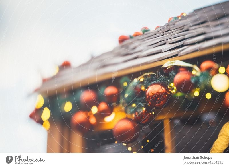 Erfurter Weihnachtsmarkt auf dem Domplatz Erfurt, Thüringen verkaufen Kiosk Buden u. Stände Außenaufnahme Farbfoto Tradition Weihnachtsdekoration Feiertag