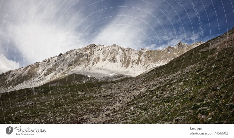 Sturm Natur Landschaft Urelemente Luft Himmel Wolken Sonne Sonnenlicht Sommer Klimawandel Schönes Wetter Wind Eis Frost Schnee Dürre Felsen Alpen