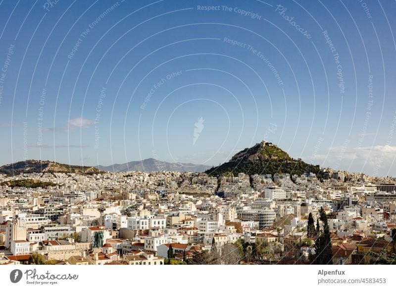 Αθηνα Athen Griechenland Europa Architektur Stadt Stadtzentrum Hauptstadt Tourismus Kultur Großstadt Wahrzeichen Ferien & Urlaub & Reisen Himmel Außenaufnahme