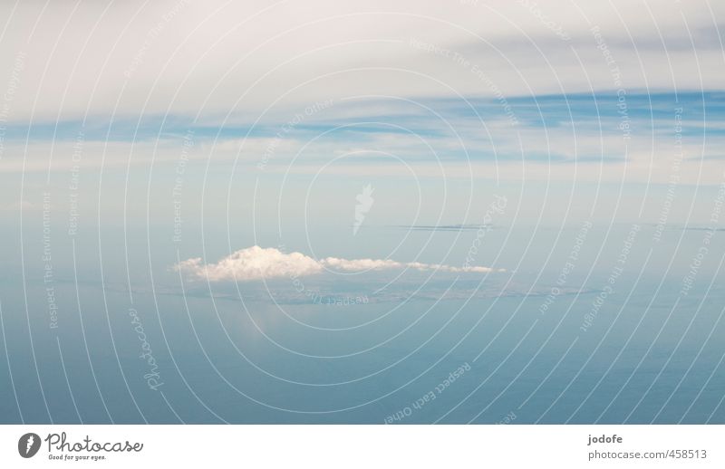 Über den Wolken Umwelt Natur Landschaft Luft Wasser Himmel Horizont Wetter Schönes Wetter Küste Strand Ostsee Meer Insel Glück schön friedlich Hoffnung Glaube