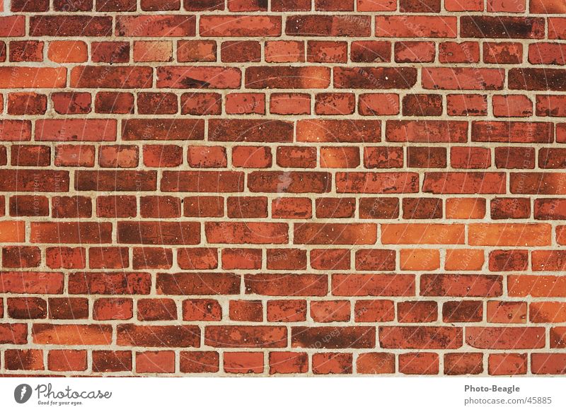 Ziegel 1-4 Mauer Backstein Wand Hintergrundbild Strukturen & Formen Stein wallpaper brick bricks red brick red-brick Backsteinwand