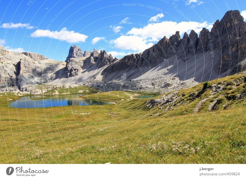 Dolomiten Ferien & Urlaub & Reisen Tourismus Ausflug Ferne Freiheit Sommer Sommerurlaub Sonne Berge u. Gebirge wandern Natur Landschaft Pflanze Himmel Wolken