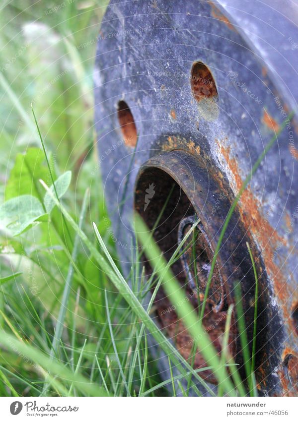 Rost Eisen gras bremsscheibe