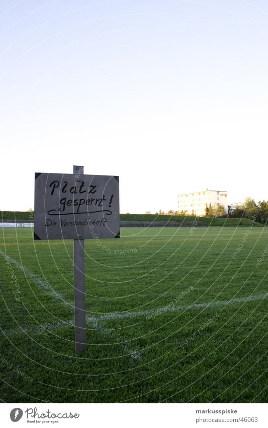 platz gesperrt - die vorstandschaft Weltmeisterschaft Platz Feld Spielfeld Hauptplatz 2006 UEFA Cup Linie Fußball Rasen holprig trainingsplatz Tor Netz fifa