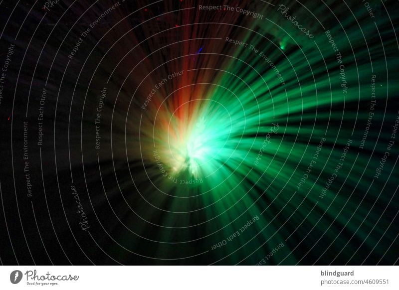 Es werde Licht, ... Bokeh Farbenspiel Punkte Linien schwarz Gefühle Farbwechsel Unschärfe Hintergrund schemenhaft Dekoration & Verzierung abstrakt Weihnachten