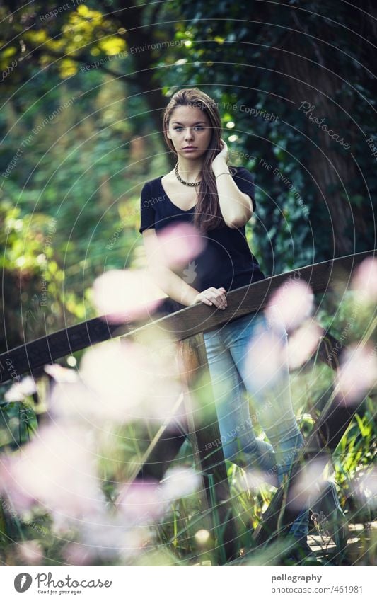 what's next I Mensch feminin Junge Frau Jugendliche Erwachsene Leben Körper 1 13-18 Jahre Kind Natur Pflanze Sommer Schönes Wetter Baum Blume Sträucher Garten