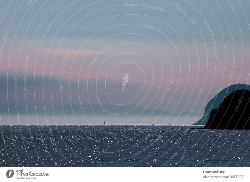 kleine Schiffe Ferien & Urlaub & Reisen Ausflug Ferne Freiheit Kreuzfahrt Sommer Sommerurlaub Sonne Meer Insel Wellen Segeln Natur Urelemente Erde Luft Wasser