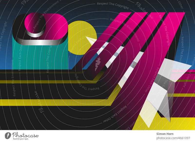 Illustration Zielwurf Grafik u. Illustration Papierflieger Richtung Plan Pfeil abstrakt richtungweisend Strukturen & Formen Design Schilder & Markierungen